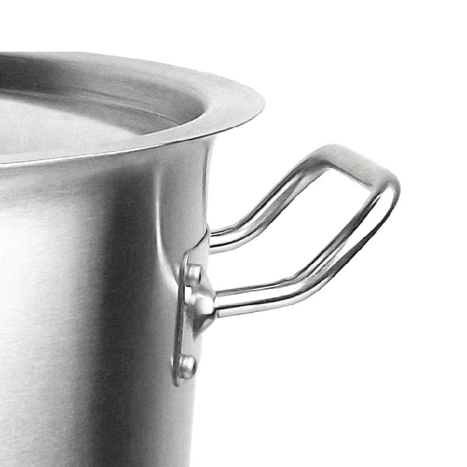 SOGA Stock Pot 17L 33L Top Grade Thick Stainless Steel Stockpot 18/10