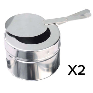 SOGA 2X 9L Stainless Steel 3 Pans Bain-marie Chafing Catering Dish Buffet Food Warmer