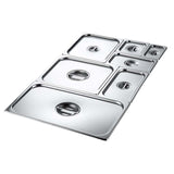 SOGA 4X Gastronorm GN Pan Lid Full Size 1/1 Stainless Steel Tray Top Cover