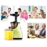 SOGA 2X Slow Juicer Premium Masticating Electric Vegetable Juice Extractor Green