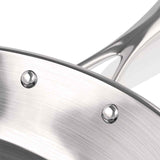 SOGA Stainless Steel Fry Pan 20cm Frying Pan Top Grade Induction Cooking FryPan