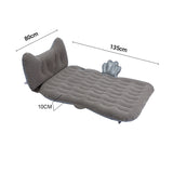 SOGA 2X Grey Honeycomb Inflatable Car Mattress Portable Camping Air Bed Travel Sleeping Kit Essentials