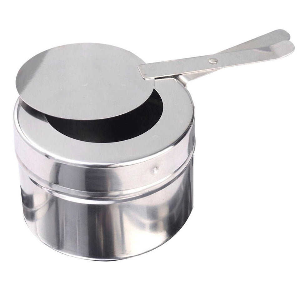 SOGA 6L Stainless Steel Chafing Food Warmer Catering Dish Round Roll Top