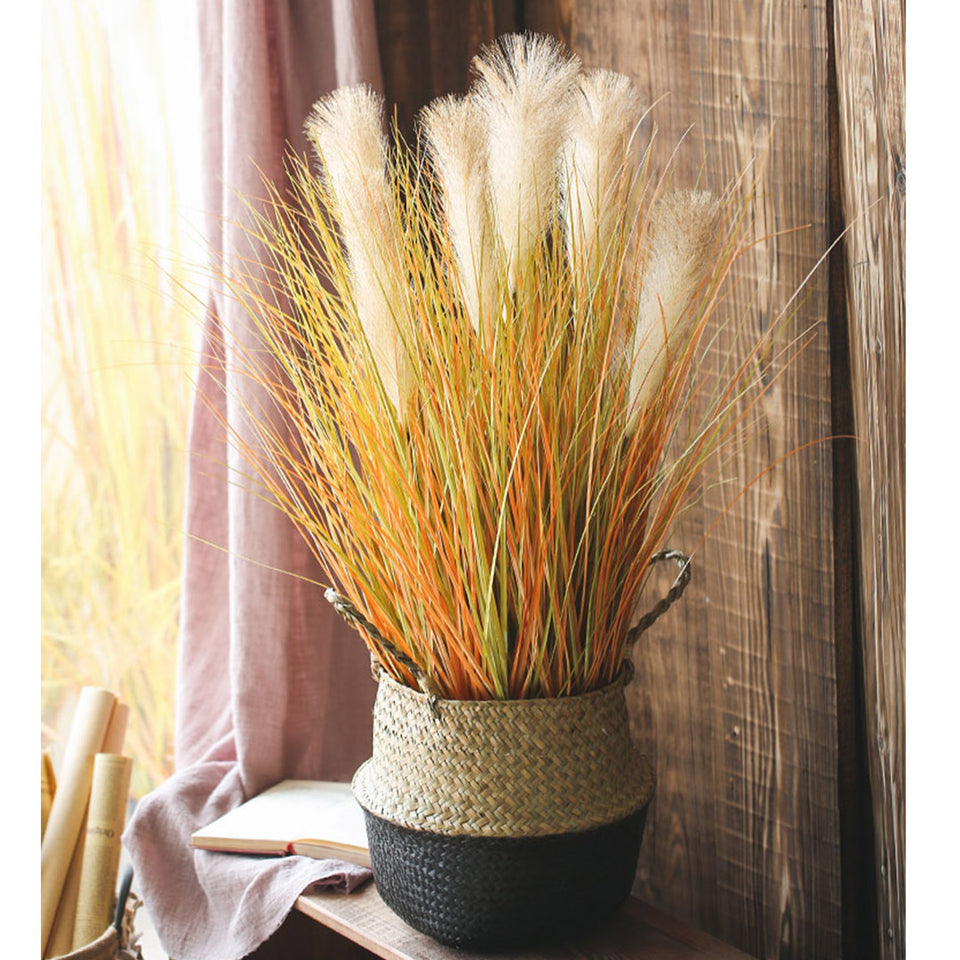 SOGA 137cm Artificial Indoor Potted Reed Bulrush Grass Tree Fake Plant Simulation Decorative