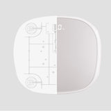 SOGA 2X 180kg Digital LCD Fitness Electronic Bathroom Body Weighing Scale White/Pink