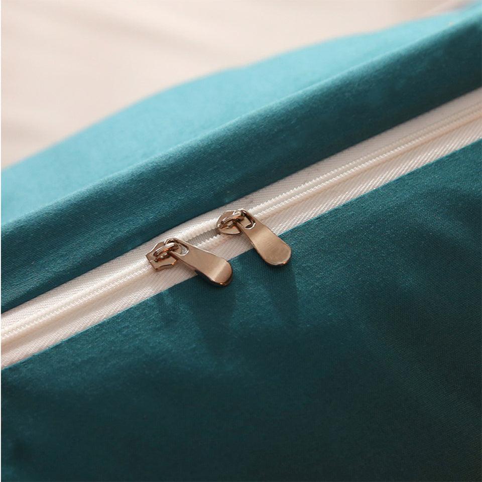 SOGA 4X 120cm Blue-Green Princess Bed Pillow Headboard Backrest Bedside Tatami Sofa Cushion with Ruffle Lace Home Decor