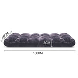 SOGA Floor Recliner Folding Lounge Sofa Futon Couch Folding Chair Cushion Grey
