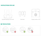 SOGA Wireless Bluetooth Digital Body Fat Scale Bathroom Health Analyzer Weight White