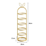 SOGA 2X 6 Tier Bunny Ears Gold Plated Metal Shoe Organizer Space Saving Portable Footwear Storage Shelf