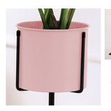 SOGA 2X 70cm Tripod Flower Pot Plant Stand with Pink Flowerpot Holder Rack Indoor Display