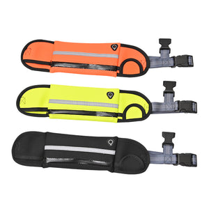 SOGA 2X Yellow Adjustable Hands-Free Pet Leash Bag Dog Lead Walking Running Jogging Pet Essentials