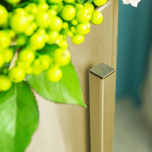 SOGA 45cm Gold Metal Plant Stand with Flower Pot Holder Corner Shelving Rack Indoor Display