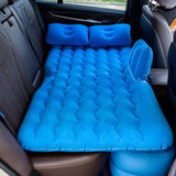 SOGA Blue Ripple Inflatable Car Mattress Portable Camping Air Bed Travel Sleeping Kit Essentials