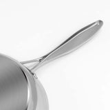 SOGA 4X Stainless Steel Fry Pan Frying Pan Induction FryPan Non Stick Interior Skillet
