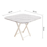 SOGA 2X White Portable Table Foldable Multifunctional Furniture Home Decor