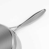 SOGA Stainless Steel Fry Pan 20cm 30cm Frying Pan Induction Non Stick Interior