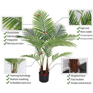 SOGA 165cm Artificial Swallowtail Sunflower Fake Decoration Tree Flower Pot Plant