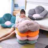 SOGA 2X Pink Whimsical Big Flower Shape Cushion Soft Leaning Bedside Pad Floor Plush Pillow Home Decor