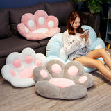 SOGA 70cm Pink Paw Shape Cushion Warm Lazy Sofa Decorative Pillow Backseat Plush Mat Home Decor