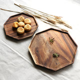 SOGA 20cm Octagon Wooden Acacia Food Serving Tray Charcuterie Board Centerpiece  Home Decor