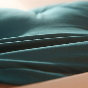 SOGA 4X 120cm Blue-Green Princess Bed Pillow Headboard Backrest Bedside Tatami Sofa Cushion with Ruffle Lace Home Decor