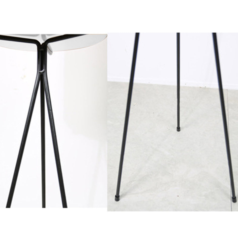 SOGA 70cm Tripod Flower Pot Plant Stand with White Flowerpot Holder Rack Indoor Display