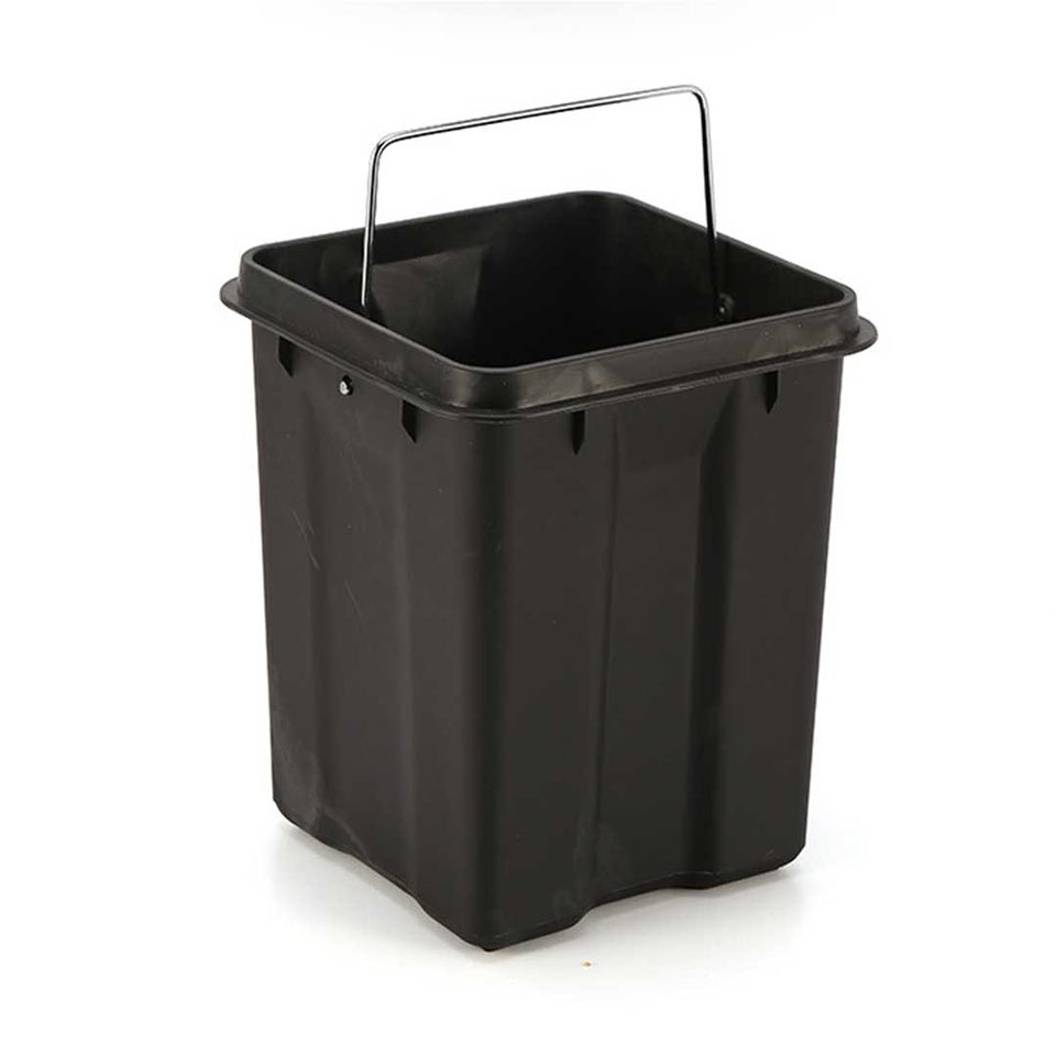 SOGA 2X Foot Pedal Stainless Steel Rubbish Recycling Garbage Waste Trash Bin Square 12L Green
