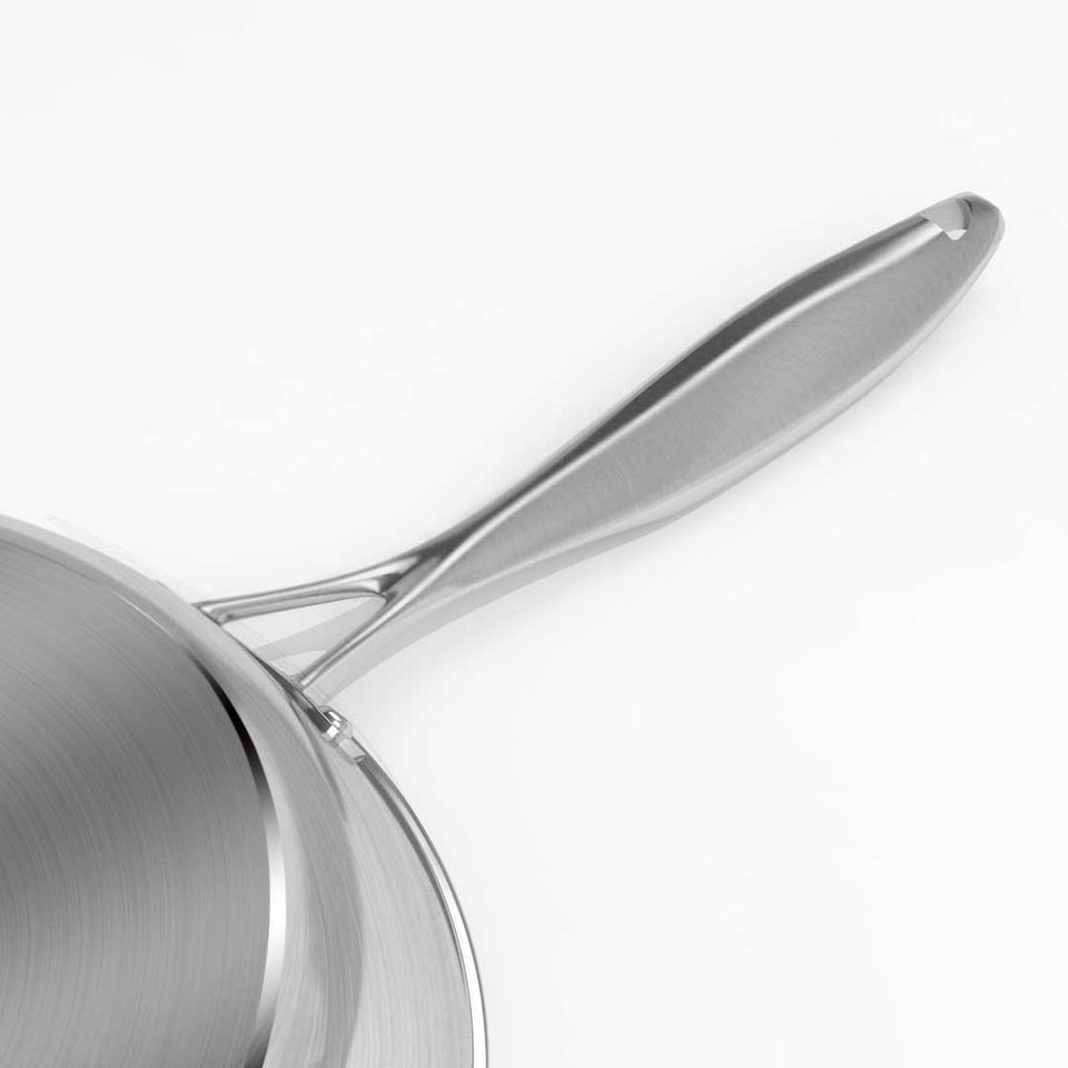 SOGA Stainless Steel Fry Pan Top Grade Induction 20cm 24cm