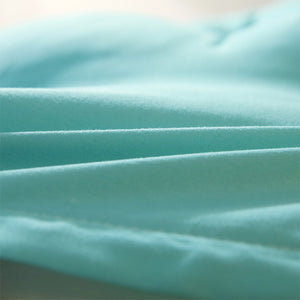 SOGA 4X 180cm Light Blue Princess Bed Pillow Headboard Backrest Bedside Tatami Sofa Cushion with Ruffle Lace Home Decor
