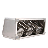 SOGA 2X 18/10 Stainless Steel Commercial Conical Utensils Cutlery Holder with 3 Holes