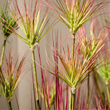 SOGA 4X 120cm Purple-Red Artificial Indoor Potted Papyrus Plant Tree Fake Simulation Decorative