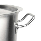 SOGA 9L Wide Stock Pot  and 33L Tall Top Grade Thick Stainless Steel Stockpot 18/10