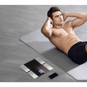 SOGA Digital Electronic Glass LCD Bathroom Body Fat Scale Weighing Scales Weight Monitor