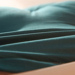 SOGA 180cm Blue-Green Princess Bed Pillow Headboard Backrest Bedside Tatami Sofa Cushion with Ruffle Lace Home Decor