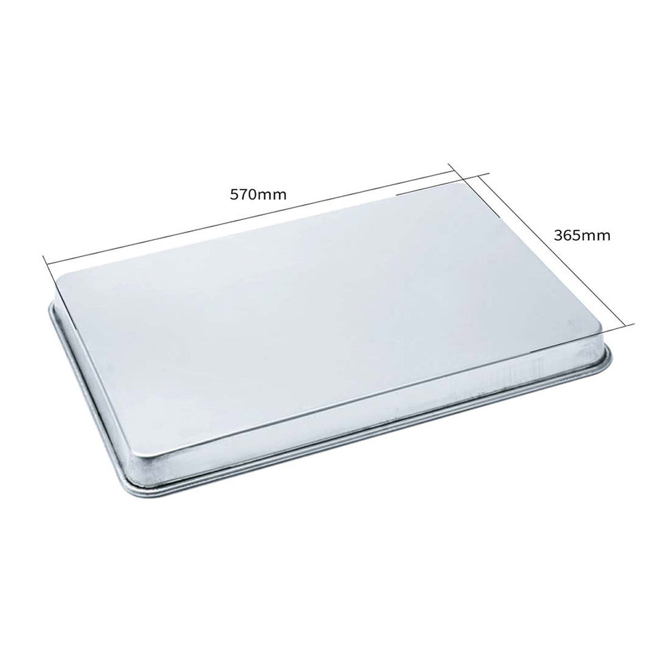 SOGA Gastronorm 16 Tier Stainless Steel Trolley with Aluminum Baking Tray 60x40x5cm