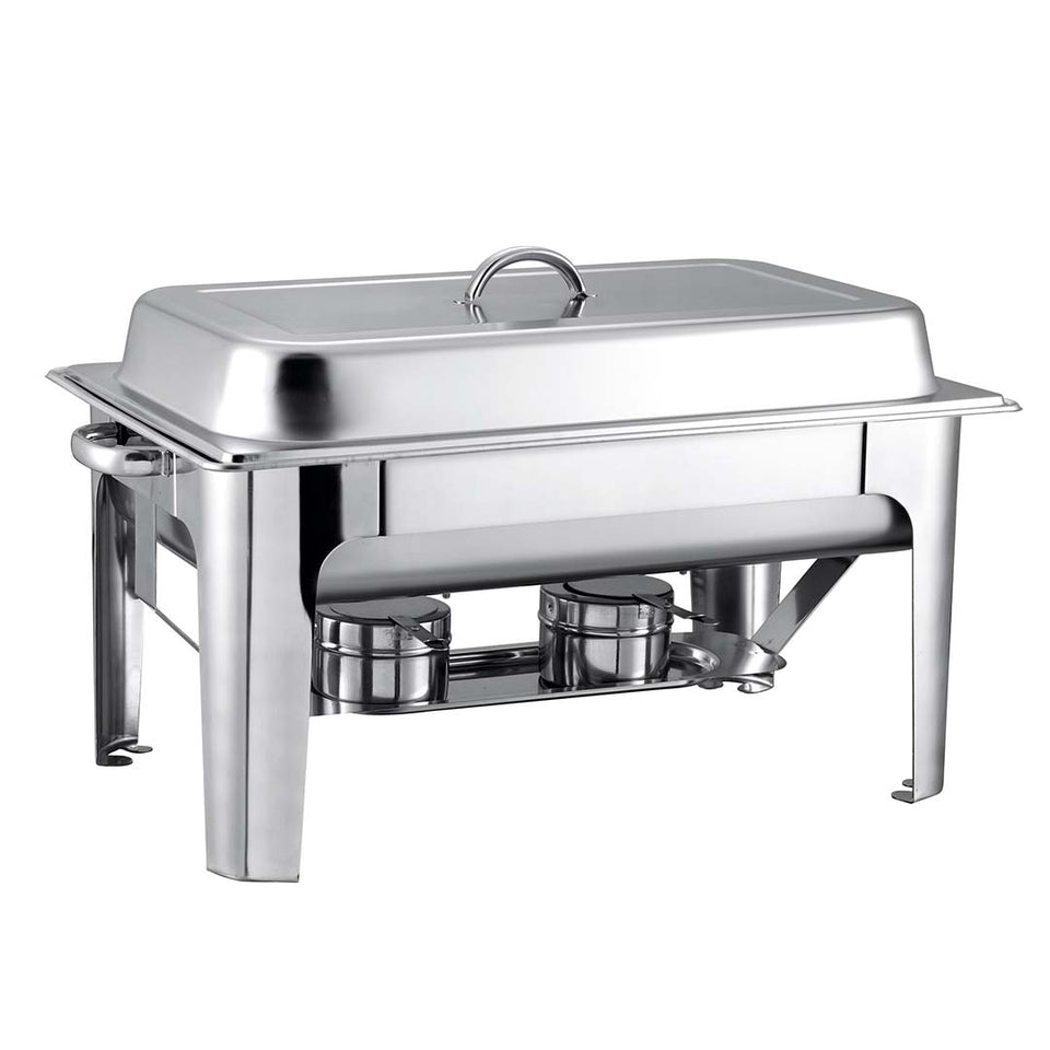 SOGA 2X 9L Stainless Steel 3 Pans Bain-marie Chafing Catering Dish Buffet Food Warmer