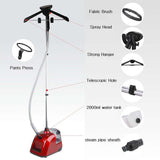 SOGA Garment Steamer Portable Cleaner Steam Iron 80MINS Red