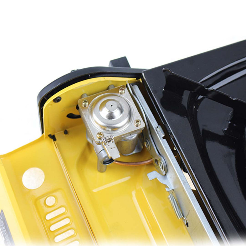 2X Portable Gas Stove Cooker Butane BBQ Camping Party Gas Burner Outdoor Yellow