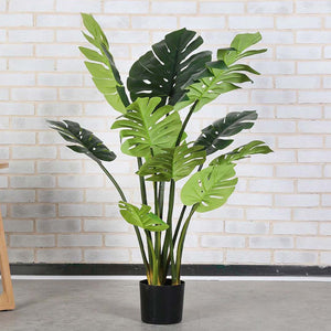 SOGA 4X 113cm Artificial Indoor Potted Turtle Back Fake Decoration Tree Flower Pot Plant