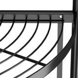SOGA 2X 4 Tier Steel Triangular Corner Stand Portable Storage Organize