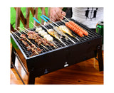 SOGA 2X Portable Mini Folding Thick Box-Type Charcoal Grill for Outdoor BBQ Camping