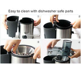SOGA 2X Juicer 400W Professional Stainless Steel Whole Fruit Vegetable Juice Extractor Diet Gold
