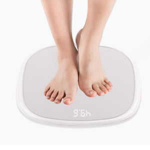 SOGA 2X 180kg Digital LCD Fitness Electronic Bathroom Body Weighing Scale White