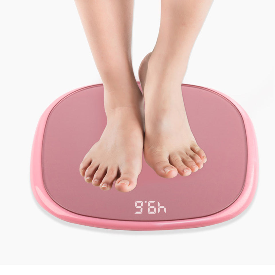 SOGA 2X 180kg Digital LCD Fitness Electronic Bathroom Body Weighing Scale Pink/Old Rose