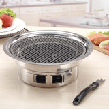 SOGA 2x BBQ Grill Stainless Steel Portable Smokeless Charcoal Grill Home Outdoor Camping