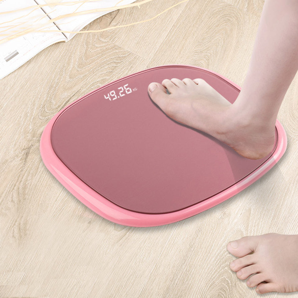 SOGA 3X 180kg Digital LCD Fitness Electronic Bathroom Body Weighing Scale White/Pink/Old Rose