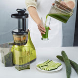 SOGA 2X Slow Juicer Premium Masticating Electric Vegetable Juice Extractor Green