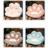 SOGA 80cm Grey Paw Shape Cushion Warm Lazy Sofa Decorative Pillow Backseat Plush Mat Home Decor