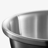 SOGA 2X 3Pcs Deepen Matte Stainless Steel Stackable Baking Washing Mixing Bowls Set Food Storage Basin