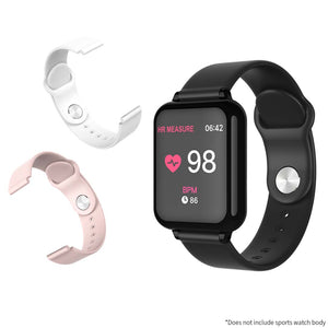 SOGA Fitness Smart Watch Heart Rate Monitor With 2X Wrist Band Replacement Strap